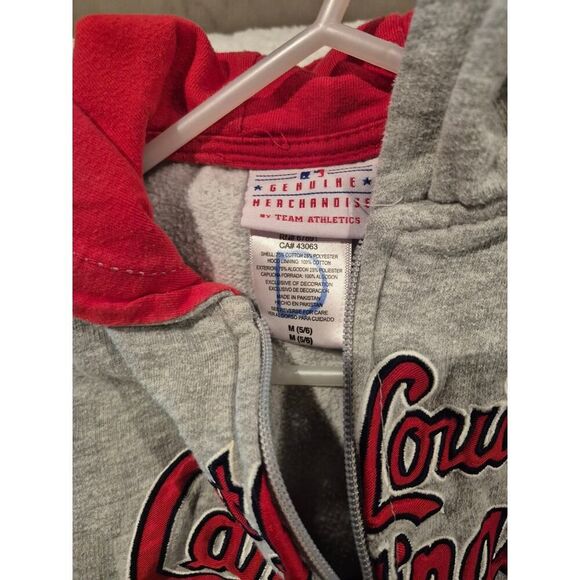 St. Louis Cardinals Kids Zip-Up Jacket - Size Medium (5/6) Unisex - Picture 3 of 3